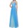 Υφασμάτινα Γυναίκα Κοντά Φορέματα Impero Couture WL201214 Μπλέ