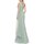 Υφασμάτινα Γυναίκα Κοντά Φορέματα Impero Couture MH26072 Green