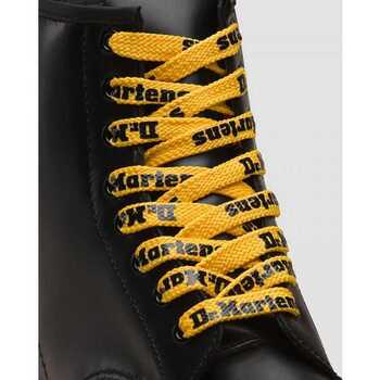 Dr. Martens Yellow/black logo lace 140cm Black