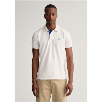 Υφασμάτινα Άνδρας T-shirts & Μπλούζες Gant 21012052003 Άσπρο