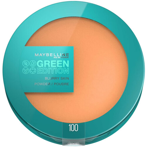 beauty Γυναίκα Blush & πούδρες Maybelline New York Green Edition Blurry Skin Face Powder - 100 Brown