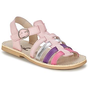 Παπούτσια Κορίτσι Σανδάλια / Πέδιλα Citrouille et Compagnie JASMA Ροζ / Violet