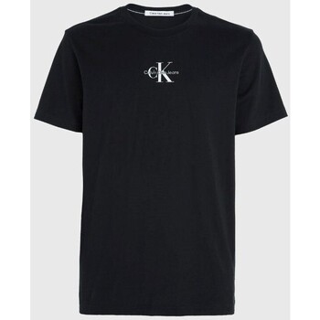 Υφασμάτινα Άνδρας T-shirt με κοντά μανίκια Calvin Klein Jeans J30J323483BEH Black