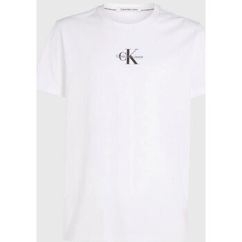 Υφασμάτινα Άνδρας T-shirt με κοντά μανίκια Calvin Klein Jeans J30J323483YAF Άσπρο
