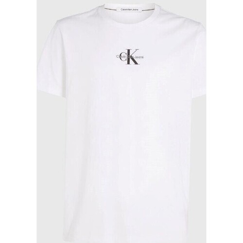 Υφασμάτινα Άνδρας T-shirt με κοντά μανίκια Calvin Klein Jeans J30J323483 Άσπρο