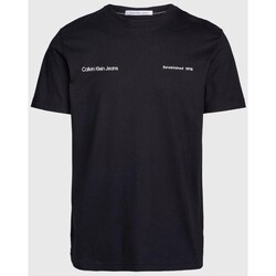Υφασμάτινα Άνδρας T-shirt με κοντά μανίκια Calvin Klein Jeans J30J325489BEH Black