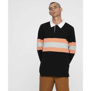 Υφασμάτινα Άνδρας T-shirts & Μπλούζες Santa Cruz Vista strip l/s polo Black