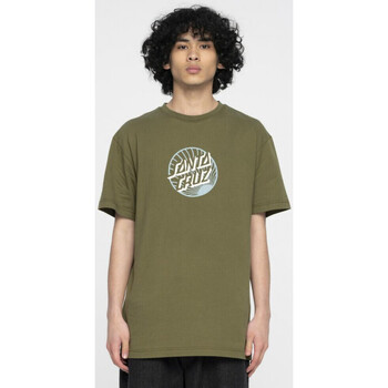 Υφασμάτινα Άνδρας T-shirts & Μπλούζες Santa Cruz Retreat dot front t-shirt Green
