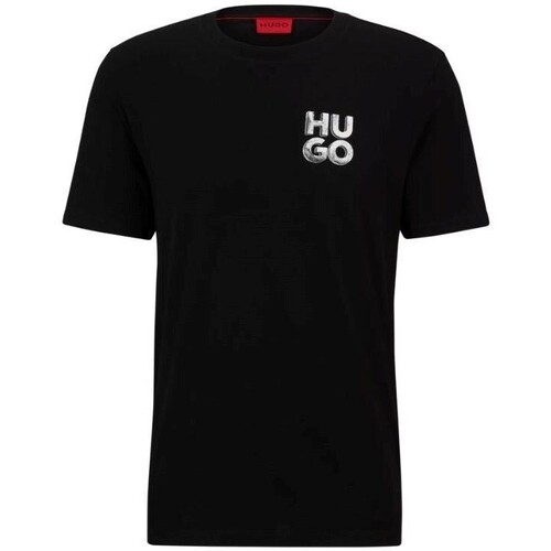 Υφασμάτινα Άνδρας T-shirt με κοντά μανίκια BOSS 50508944 DETZINGTON 241 Black