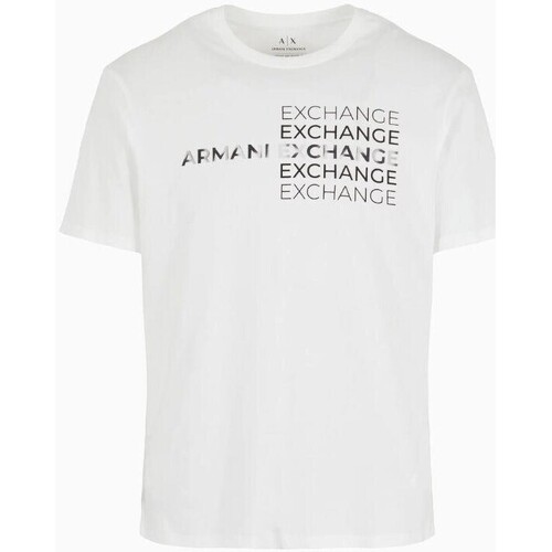 Υφασμάτινα Άνδρας T-shirt με κοντά μανίκια EAX 3DZTAC ZJ9TZ Άσπρο