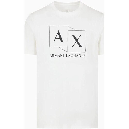 Υφασμάτινα Άνδρας T-shirt με κοντά μανίκια EAX 3DZTAD ZJ9AZ Άσπρο