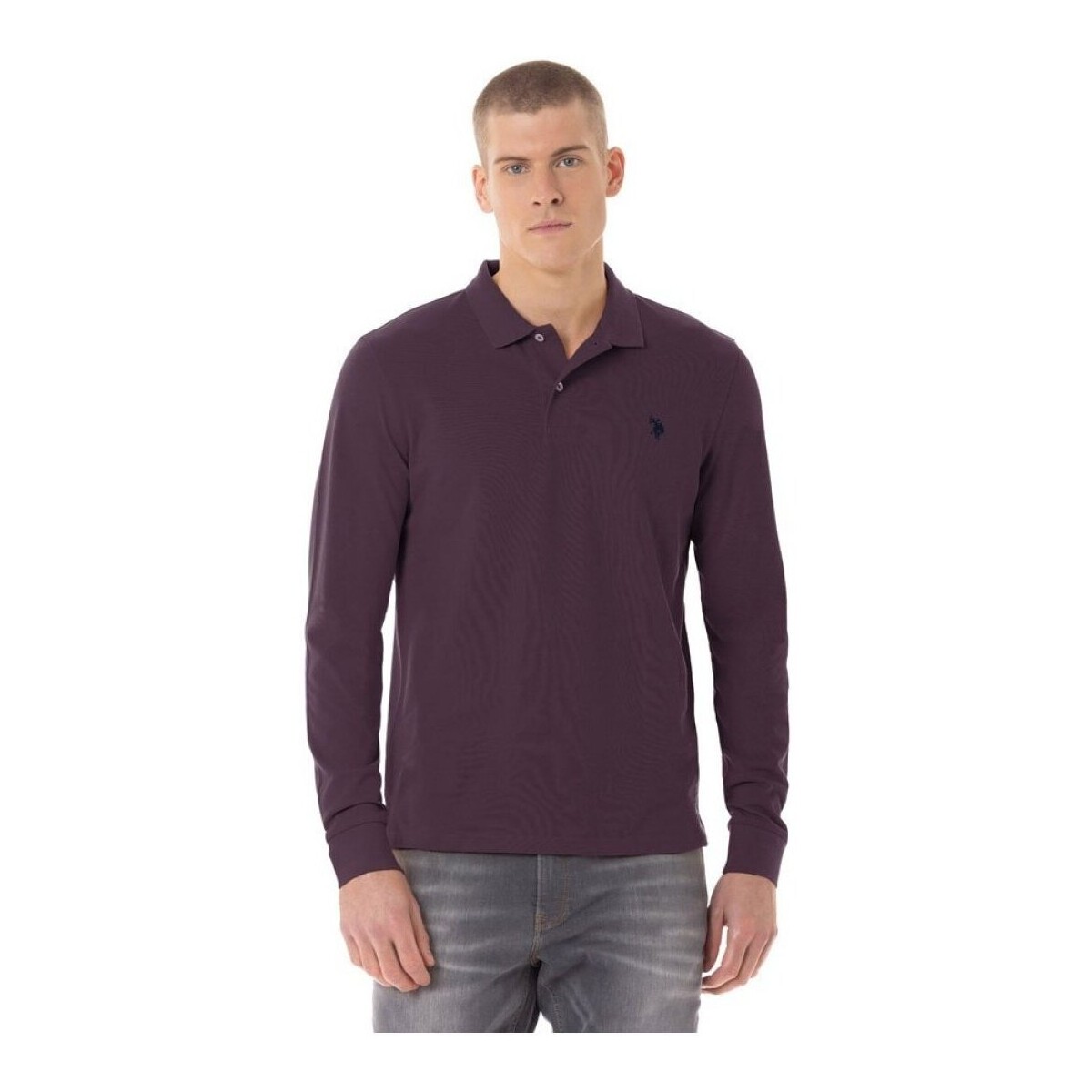 Υφασμάτινα Άνδρας T-shirts & Μπλούζες U.S Polo Assn. 66709-259 Violet