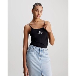 Υφασμάτινα Γυναίκα T-shirts & Μπλούζες Calvin Klein Jeans J20J223105 Black