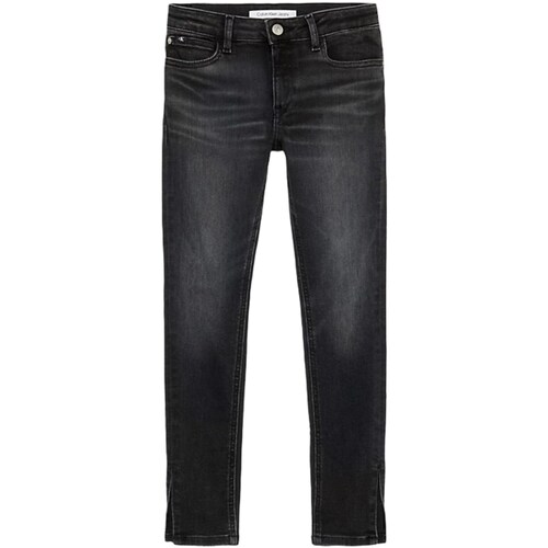Υφασμάτινα Κορίτσι Τζιν σε ίσια γραμμή Calvin Klein Jeans IG0IG02268 Black