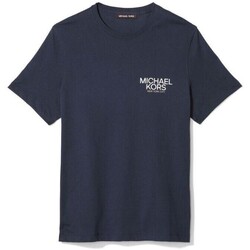 Υφασμάτινα Άνδρας T-shirt με κοντά μανίκια MICHAEL Michael Kors CR451VPFV4 SS MODERN LOGO TEE Μπλέ