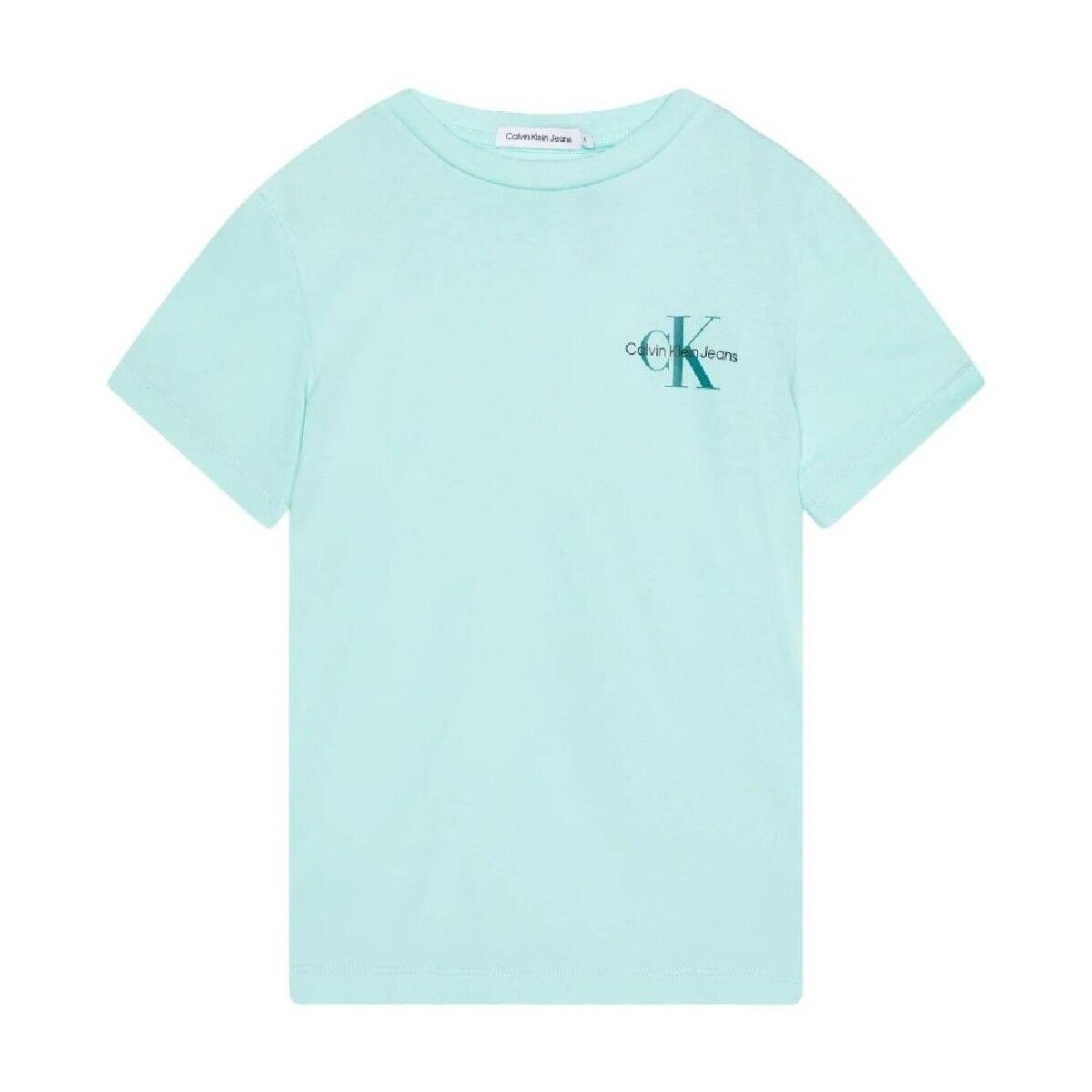 Υφασμάτινα Αγόρι T-shirt με κοντά μανίκια Calvin Klein Jeans  Μπλέ
