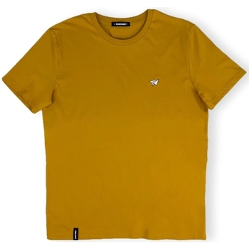 Υφασμάτινα Άνδρας T-shirts & Μπλούζες Organic Monkey T-Shirt Paper Plane - Mustard Yellow