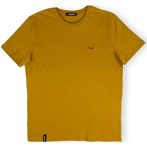 Υφασμάτινα Άνδρας T-shirts & Μπλούζες Organic Monkey T-Shirt Red Hot - Mustard Yellow