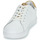 Παπούτσια Γυναίκα Χαμηλά Sneakers Bons baisers de Paname SIMONE GOLD FLOWERS Άσπρο / Gold