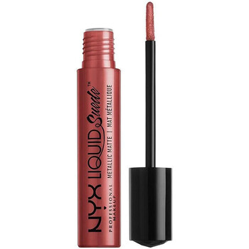 beauty Γυναίκα Κραγιόν Nyx Professional Make Up Liquid Suede Metallic Matte Lipstick - Bella Brown