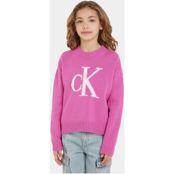 Υφασμάτινα Παιδί T-shirts & Μπλούζες Calvin Klein Jeans IG0IG02220 Violet