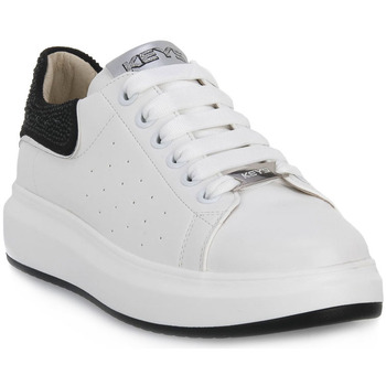 Παπούτσια Γυναίκα Sneakers Keys WHITE BLK Άσπρο