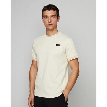 Υφασμάτινα Άνδρας T-shirt με κοντά μανίκια Hackett HM500782 Beige