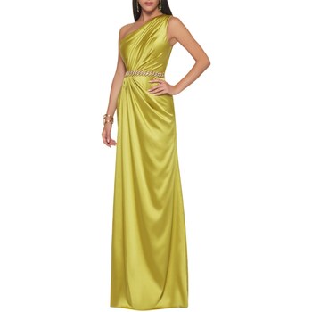 Υφασμάτινα Γυναίκα Κοντά Φορέματα Impero Couture FL5070 Green