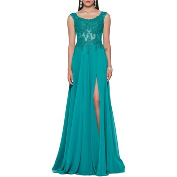 Υφασμάτινα Γυναίκα Κοντά Φορέματα Impero Couture KD041B Green
