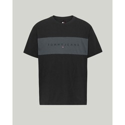Υφασμάτινα Άνδρας T-shirt με κοντά μανίκια Tommy Hilfiger DM0DM18269BDS Black