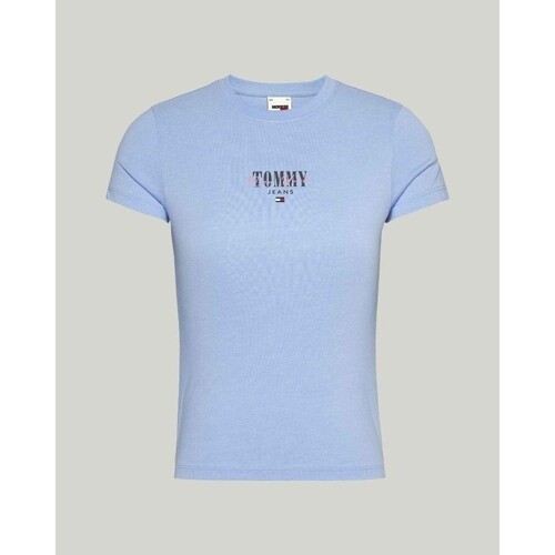 Υφασμάτινα Γυναίκα T-shirts & Μπλούζες Tommy Hilfiger DW0DW17839C3S Μπλέ