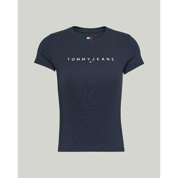 Υφασμάτινα Γυναίκα T-shirts & Μπλούζες Tommy Hilfiger DW0DW17361C1G Μπλέ