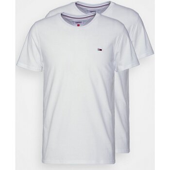 Υφασμάτινα Άνδρας T-shirt με κοντά μανίκια Tommy Jeans DM0DM15381 Άσπρο