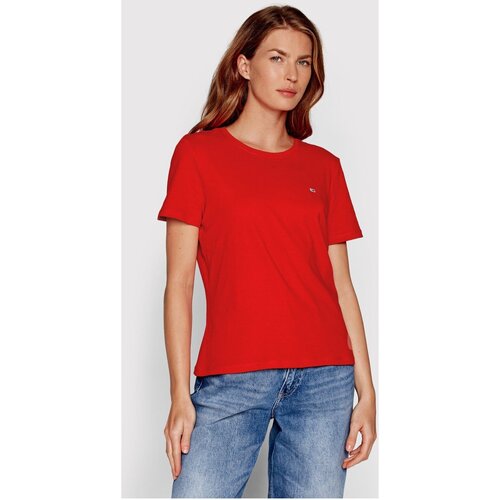 Υφασμάτινα Γυναίκα T-shirts & Μπλούζες Tommy Jeans DW0DW14616 Red