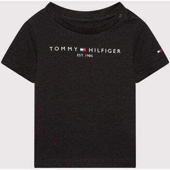 Υφασμάτινα Παιδί T-shirt με κοντά μανίκια Tommy Hilfiger KN0KN01487 Black