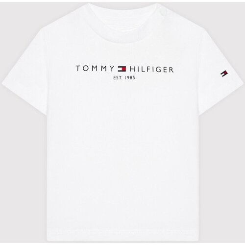 Υφασμάτινα Παιδί T-shirt με κοντά μανίκια Tommy Hilfiger KN0KN01487 Άσπρο