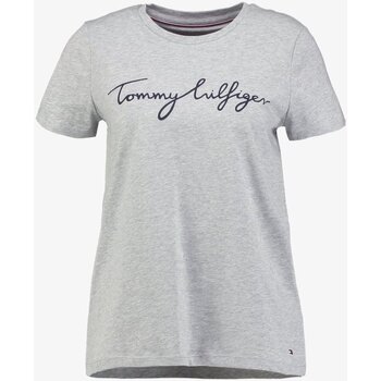 Υφασμάτινα Γυναίκα T-shirts & Μπλούζες Tommy Hilfiger WW0WW24967 Grey
