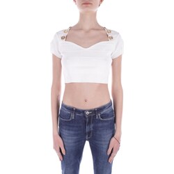Υφασμάτινα Γυναίκα T-shirt με κοντά μανίκια Pinko 102882 A1LK Άσπρο