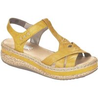 Παπούτσια Γυναίκα Σανδάλια / Πέδιλα Rieker V0919 Yellow