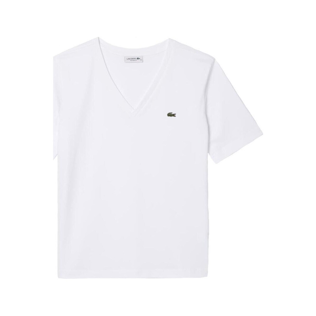 Υφασμάτινα Γυναίκα T-shirt με κοντά μανίκια Lacoste  Άσπρο