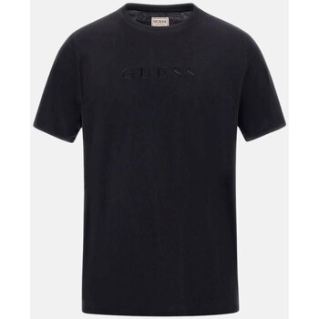 Υφασμάτινα Άνδρας T-shirt με κοντά μανίκια Guess M2BP47 K7HD0 Black