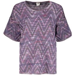 Υφασμάτινα Γυναίκα T-shirt με κοντά μανίκια Missoni - ds22sl0ubk029c Violet