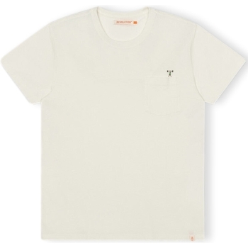Υφασμάτινα Άνδρας T-shirts & Μπλούζες Revolution T-Shirt Regular 1341 WEI - Off-White Άσπρο