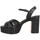 Παπούτσια Γυναίκα Σανδάλια / Πέδιλα Lola Cruz 414p Cuir Femme Noir Black