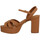 Παπούτσια Γυναίκα Σανδάλια / Πέδιλα Lola Cruz 414p Cuir Femme Tan Brown