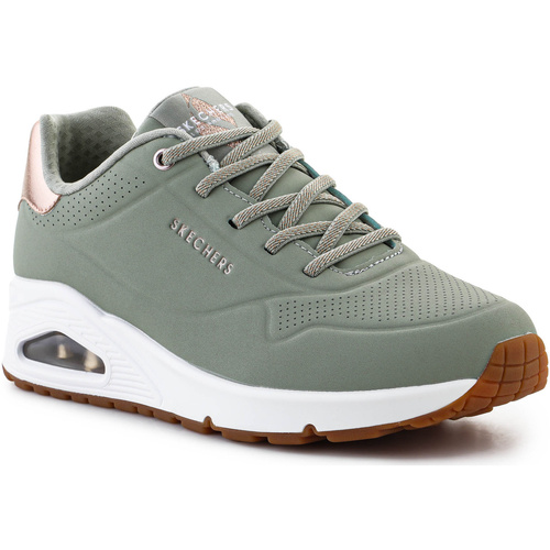 Παπούτσια Γυναίκα Χαμηλά Sneakers Skechers Uno Shimmer Away 155196-SAGE Green
