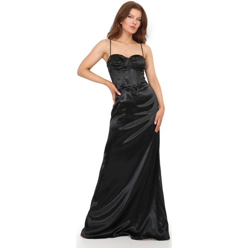 Υφασμάτινα Γυναίκα Φορέματα La Modeuse 69770_P162372 Black