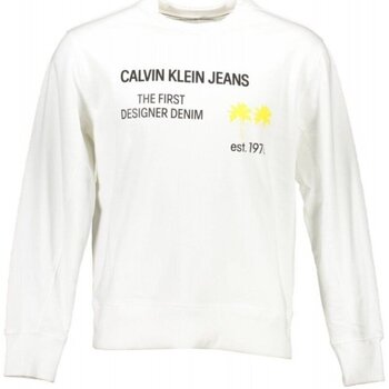 Υφασμάτινα Άνδρας Φούτερ Calvin Klein Jeans J30J318173 Άσπρο