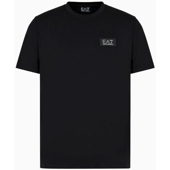 Υφασμάτινα Άνδρας T-shirt με κοντά μανίκια Emporio Armani EA7 3DPT72 PJUJZ Black