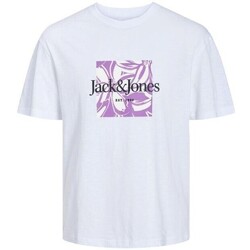 Υφασμάτινα Άνδρας T-shirt με κοντά μανίκια Jack & Jones 12250436 JORLAFAYETTE Άσπρο